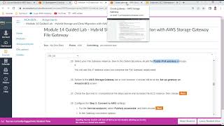 AWS SAA - Module 14 – Guided Lab: Hybrid Storage and Data Migration with AWS Storage - Anand K