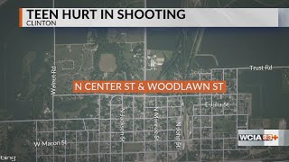 16-year-old hurt in Clinton shooting