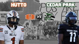 Hutto vs Cedar Park CENTRAL TEXAS BARN BURNER MUST WATCH GAME TEXAS HIGH SCHOOL FOOTBALL #txhsfb