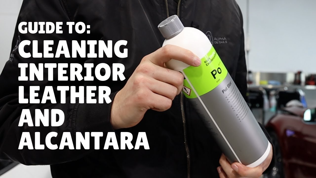 How to Clean Interior Leather and Alcantara YouTube