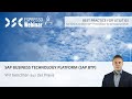 SAP BTP für Energieversorger: Kompakter Überblick & echte Use Cases | DSC Espresso‑Webinar