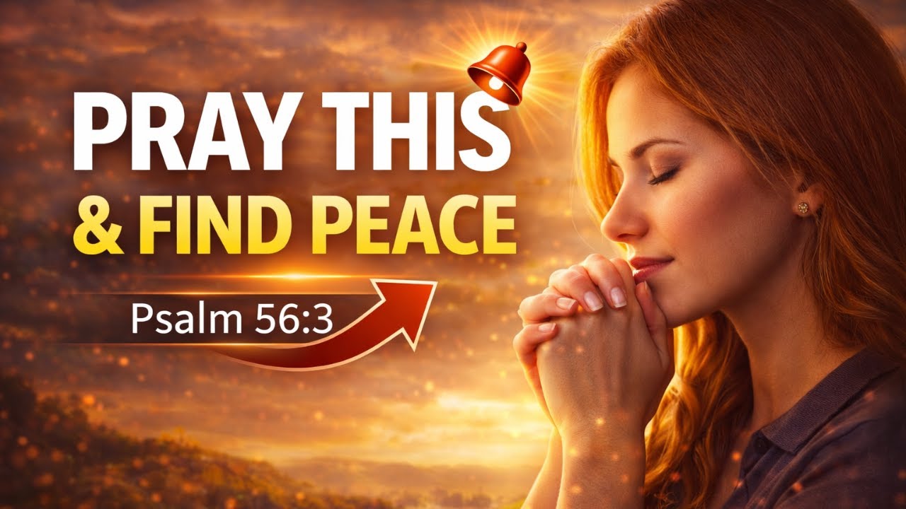 Give Your Worries to God: A Prayer for Anxiety and Fear ( Psalm 56:3)