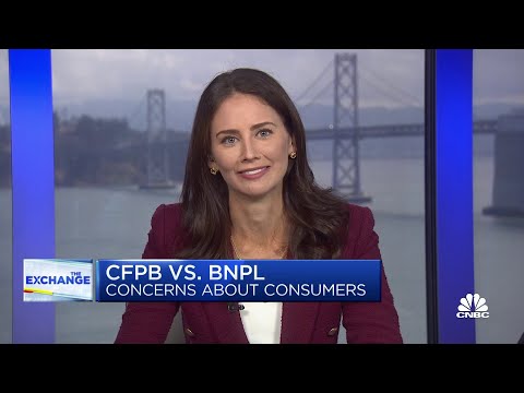 Cfpb wants buy now, pay later companies to be regulated like credit cards companies