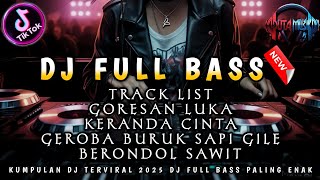 Dj Goresan Luka X Keranda Cinta  Dj Dugem Remix Terviral 2025  Dj  Bass Paling Enak Sedunia