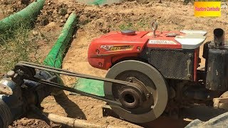 Tractors Cambodia,Kubota HT140 and TOTO KG 120​ Water pump,Recycling kits  ,គោយន្តកែច្នៃបូមទឹក