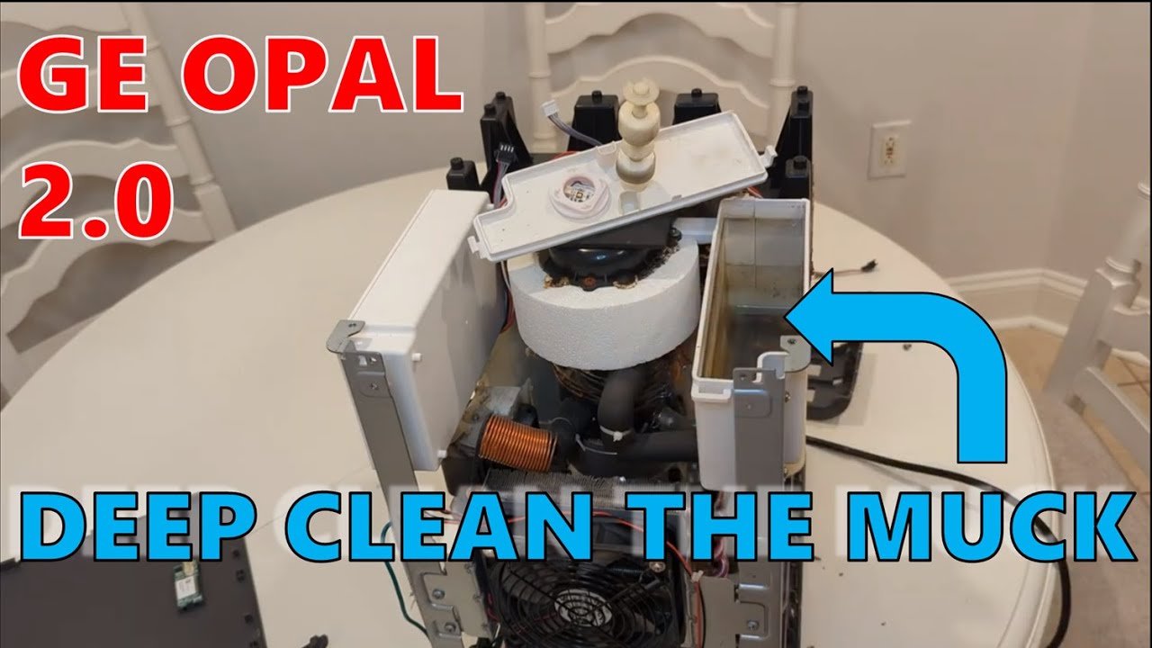 How To Fix GE Profile Opal 2.0 Countertop Ice Maker not Making Ice Add  Water Light Will Not Go Out 