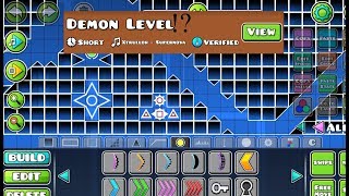Making my own demon!? || Geometry Dash Building (Part 1)