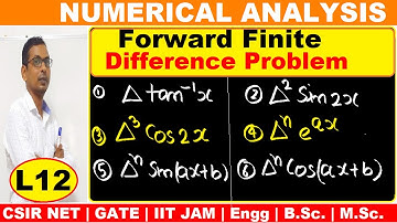 #12 Operator related problem | Numerical analysis in hindi  | Finite difference problem in hindi