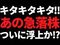 あの3か月で35％下落した個人にも人気な有名株やっと浮上し始めた