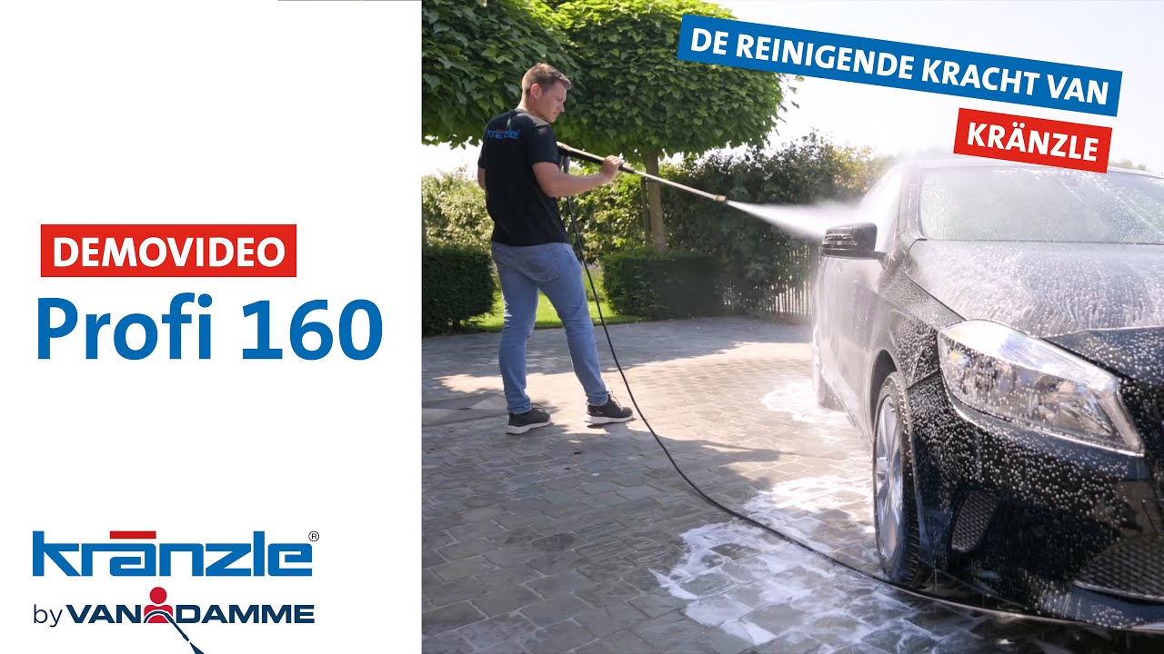 Hoe werkt de hogedrukreiniger Kranzle Profi 160 TST? | Demo