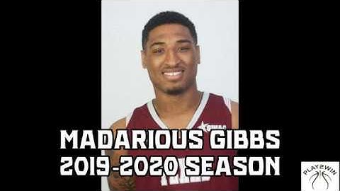 Madarious Gibbs 2019-2020 highlights