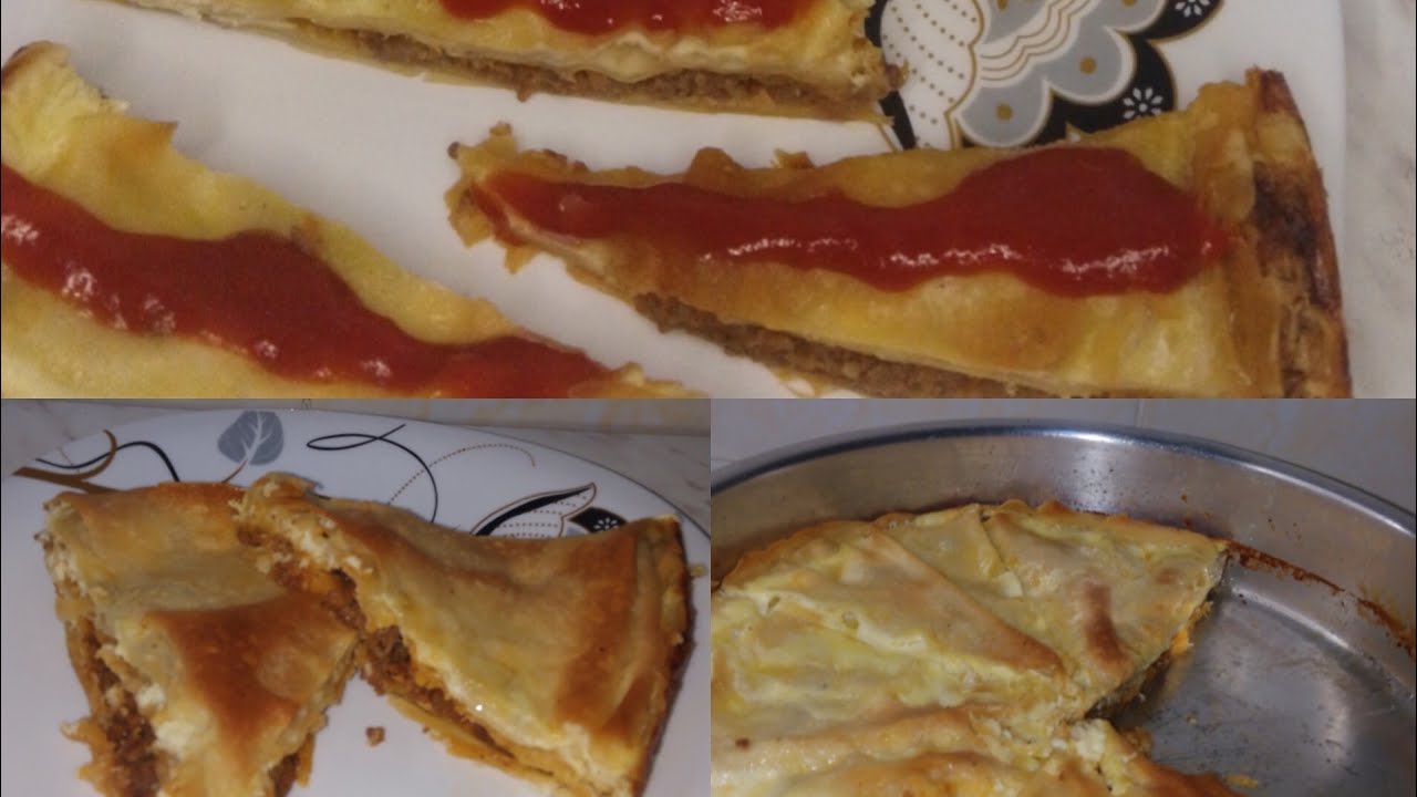 بكوب دقيق عملت اكبر صونيه رقاق  طري في طقم الصواني