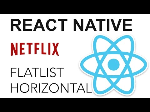 React Native - Netflix App: FlatList horizontal