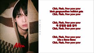 CRAVITY - Click, Flash, Pow (Rom-Han-Eng Lyrics) Color Picture Coded