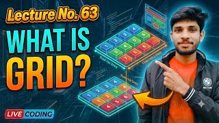 What is CSS Grid Complete Introduction & Architecture | Lecture 63 (Hindi)