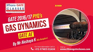 GATE 2016 -17 Aerospace Engineering Question Paper Solution Part 1 | Gas Dynamics | GATE AE Lectures