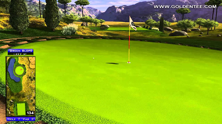 Golden Tee Great Shot on Greek Hills!