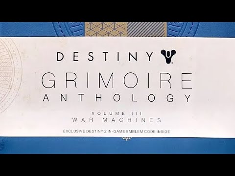 Destiny Grimoire Anthology Volume III: War Machines