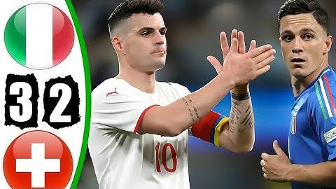 ITALY VS SWISERLAND 3-2 All Goals Highlights Euro Cup 2024#eurohighlight#italyvsswizerland