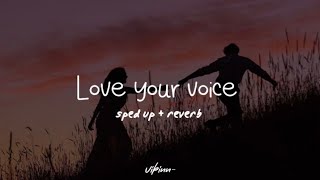 Jony - Love your voice (speed up) Resimi