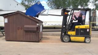 H Low Profile 90° Self-Dumping Steel Hoppers