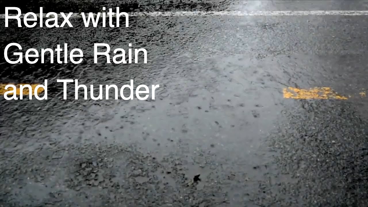 Get Lost in the Rhythmic Rain Sounds and Gentle Rumbles of Thunder for ...