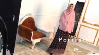 Sarah Vi Models Brand Ambador Of Fisura Scarf