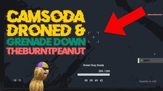 Camsoda Droned & Grenade down TheBurntPeanut - Full Highlights 😱🔨 #Rust