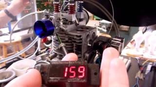 Rotary Valve Engine - Slow Idle