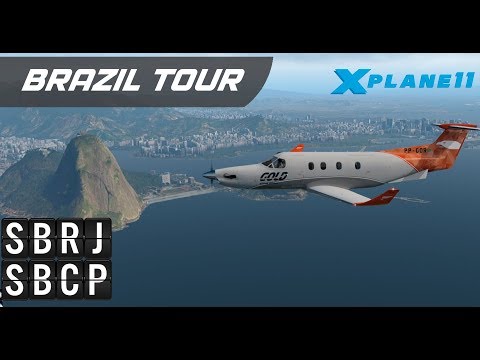 Simulação de Voo IFR no Pilatus PC-12 de SBRJ a SBCP
