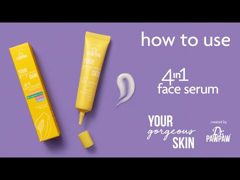 How To Use: YOUR gorgeous SKIN 4 in 1 Face Serum