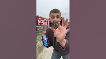 Drinking PEPSI At The COCA COLA Factory 