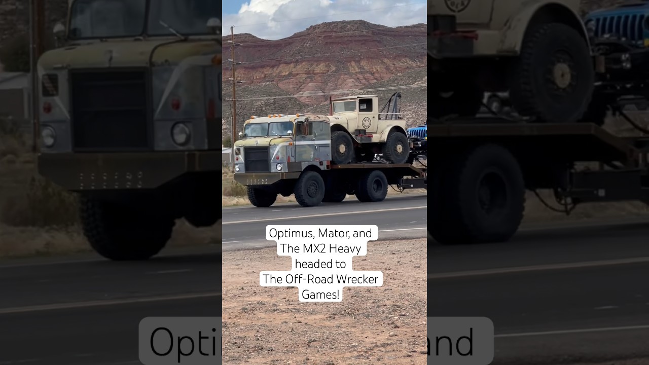 We are ready for the Off-Road Wrecker Games... Are you?? 