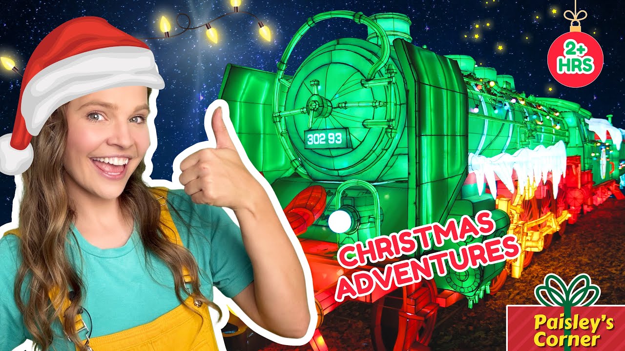 Silly Miss Lily’s Christmas Adventures - Bake Cookies & Visit a Christmas Village! | Fun for Kids