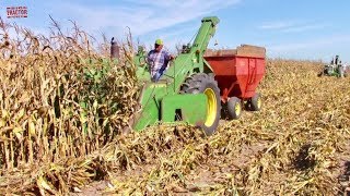 Corn Picking Tractors at the 2019 Half Century of Progress Show