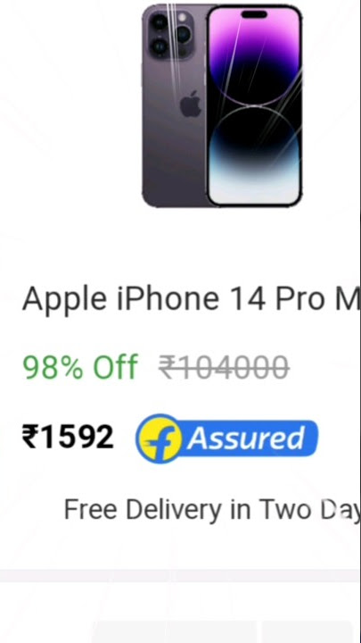 Flipkart Scam :- iPhone 14 Pro - Only ₹15,92 🤔