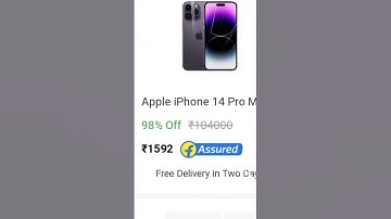 Flipkart Scam :- iPhone 14 Pro - Only ₹15,92 🤔