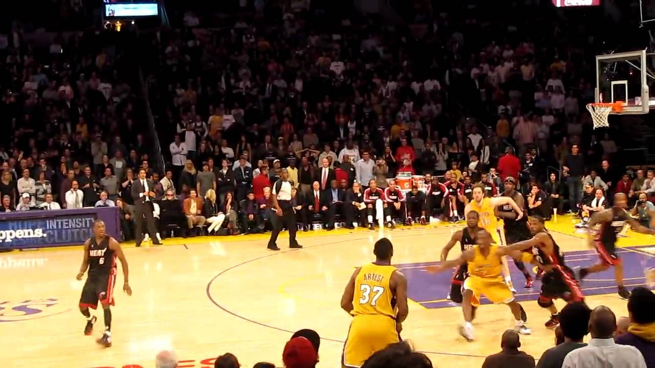 Kobe Bryant Buzzer Beater vs Miami Heat 12/4/09 (High Def) YouTube