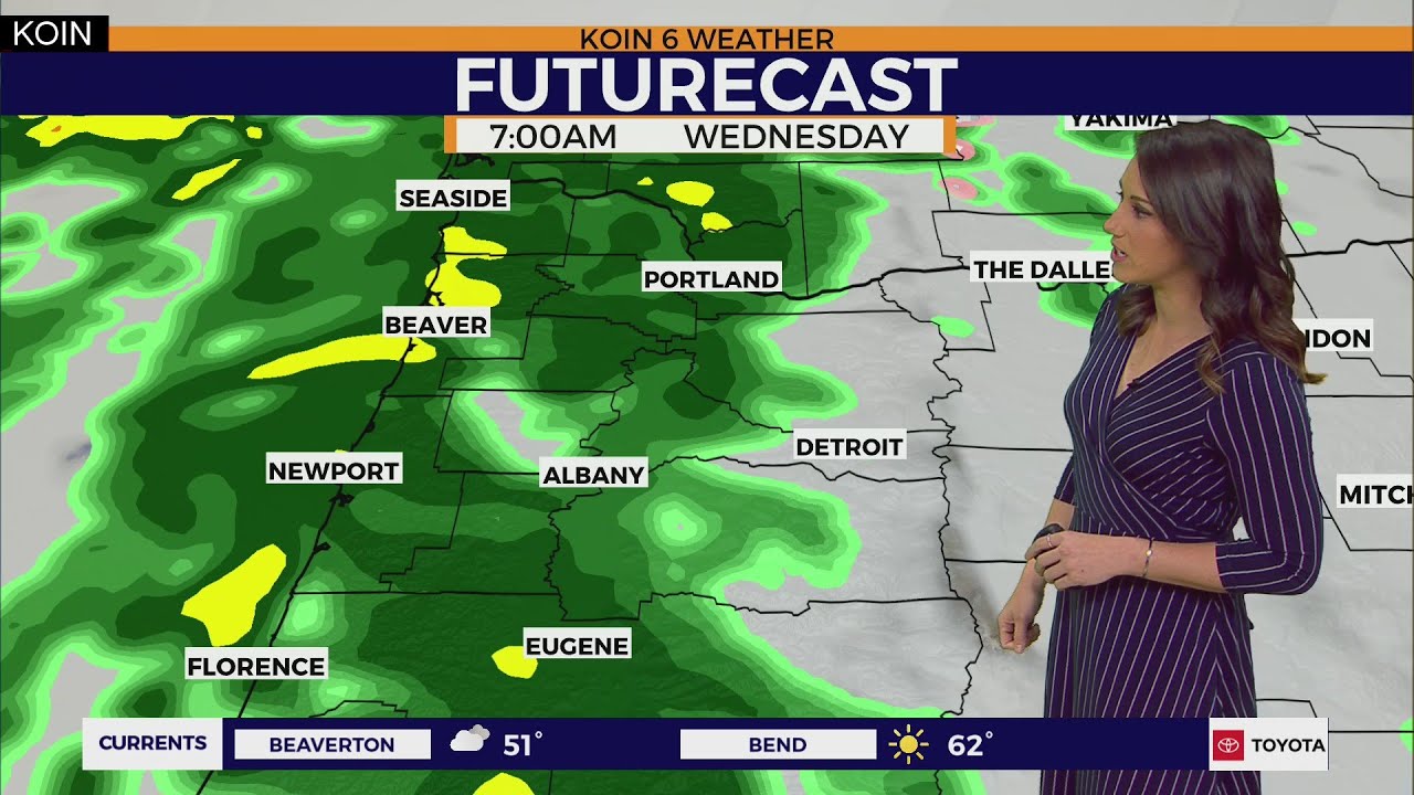Weather forecast: Soggy conditions arrive for the Wednesday morning ...