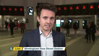 Disruption to train services across Britain as second 48-hour RMT strike starts | 5 News