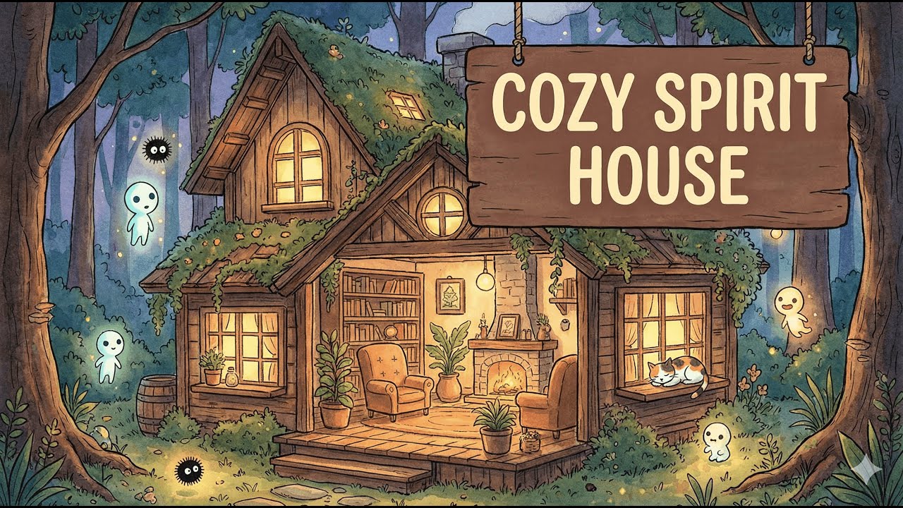 Relaxing Ghibli Style Spirit World Music for Studying & Focus [30 minutes Anime Focus Music]