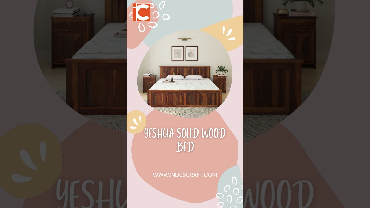 Latest solid Sheesham wood bed
