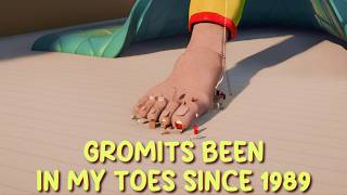Gromit's Been In My Toes Since 1989 | Wallace & Gromit