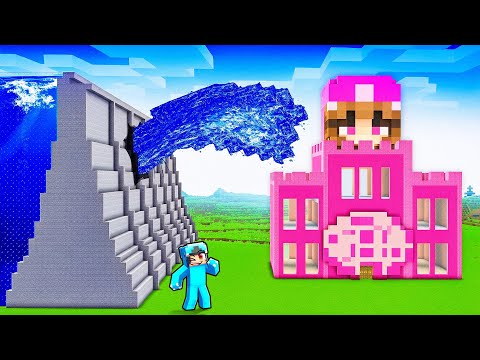 Flooding the World to Prank My Friends in Minecraft...
