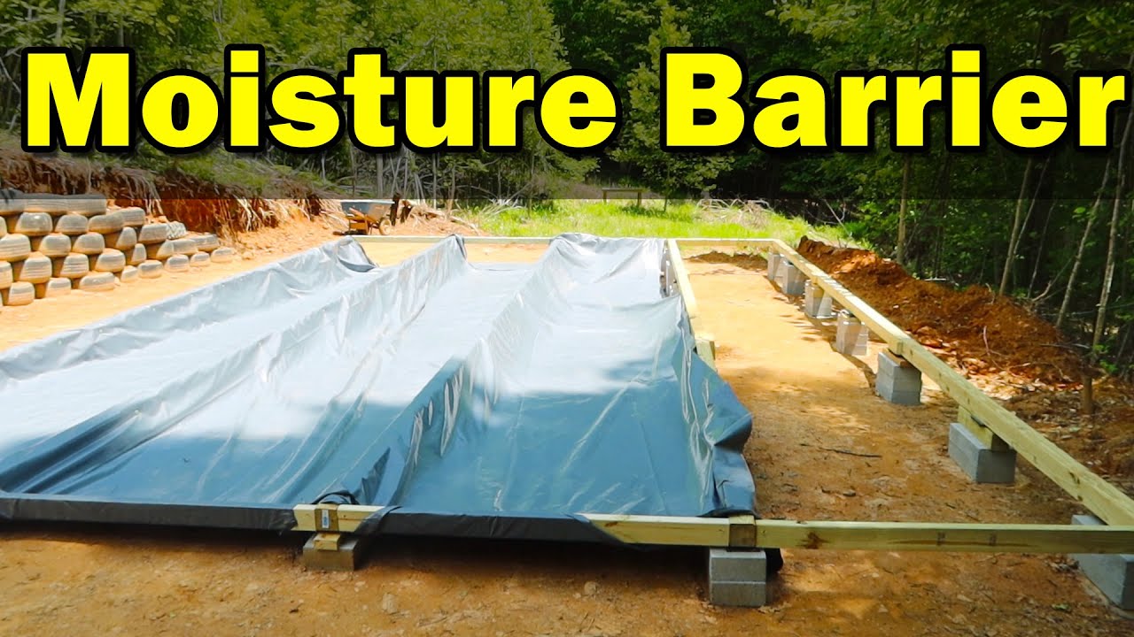 Shop Moisture Barrier 6mil plastic [Stop Ground Moisture from getting