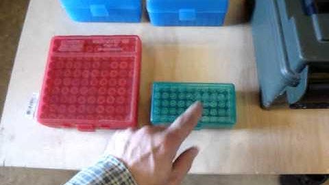 Storage for Reloading supplies