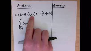 Sequences and Series - 6 Sigma Notation
