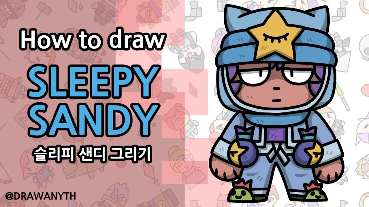 How To Draw Sleepy Sandy Brawl Stars New Skin Youtube - sandy brawl stars disegno