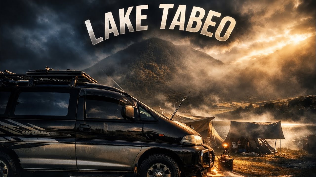 LAKE TABEO | Testing the limits of my Mitsubishi Delica Space Gear 4x4 | 3 Degrees of cold weather