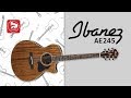 Дорогая и красивая гитара с подключением IBANEZ AE245